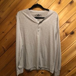 American rag long sleeve Henley large